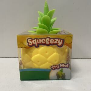 Sunny Days Jumbo Squeezy Fresh Market Pineapple Fruit Squishy Toy Stress Sensory